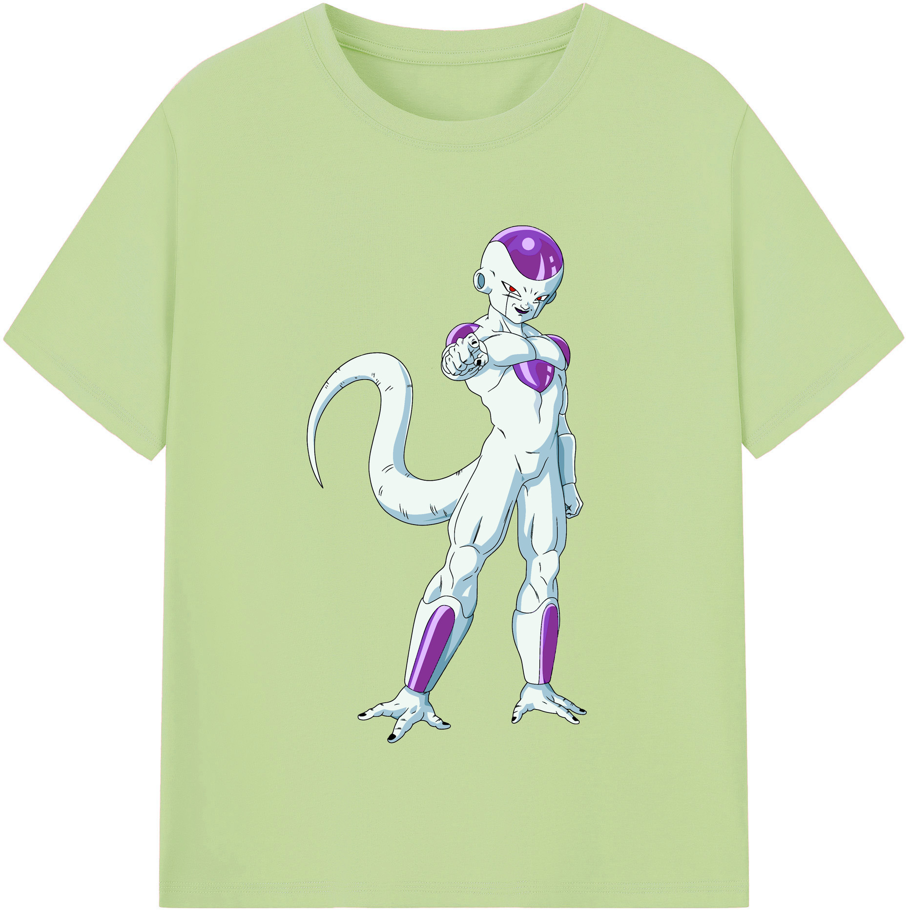 （画像用） ドラゴンボール フリーザ DRAGON BALL Frieza 綿100％半袖Tシャツ（フロントプリント）